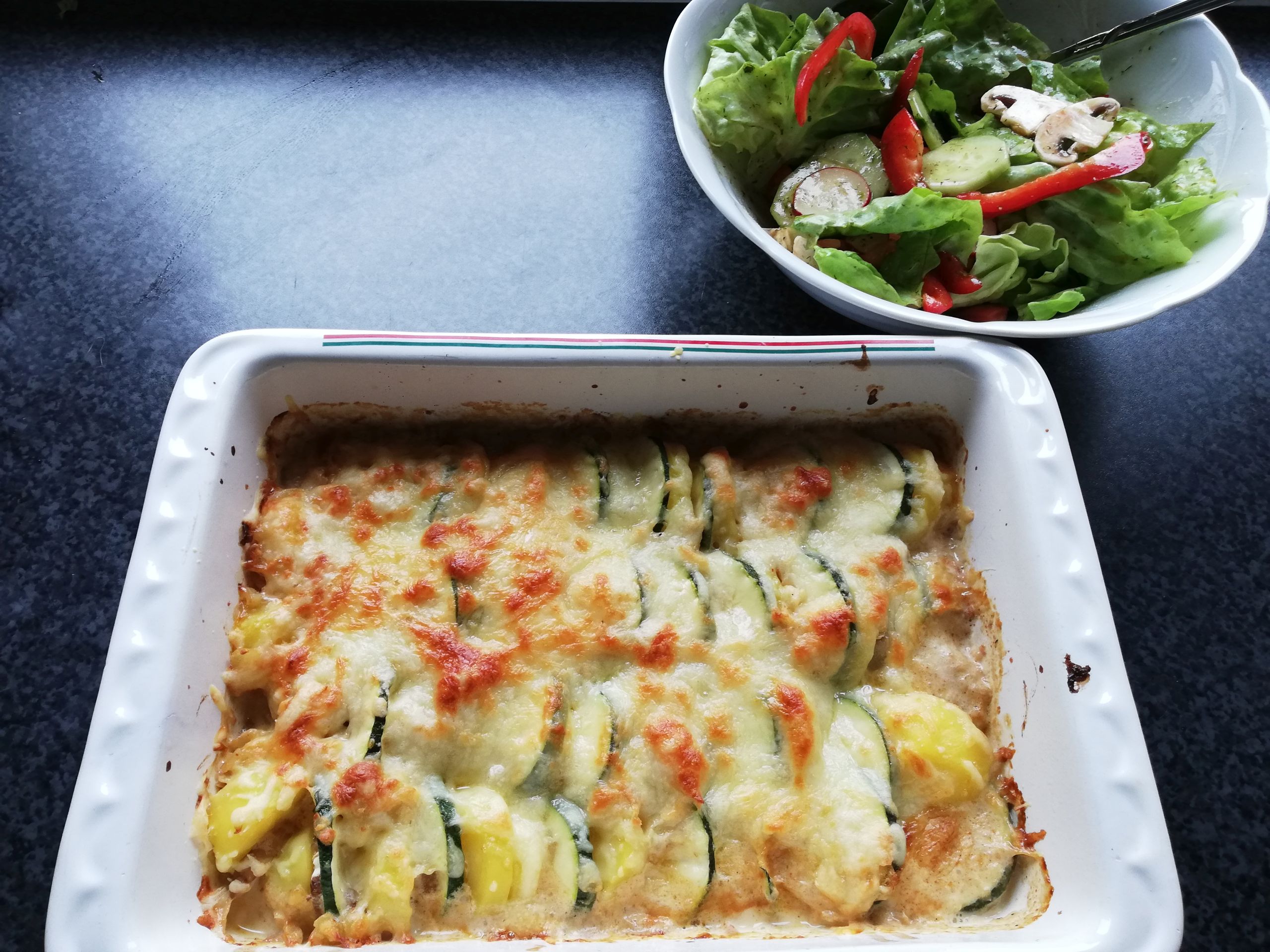 Kartoffel-Zucchini-Champignon-Auflauf Vegetarisch – Christines Foodblog