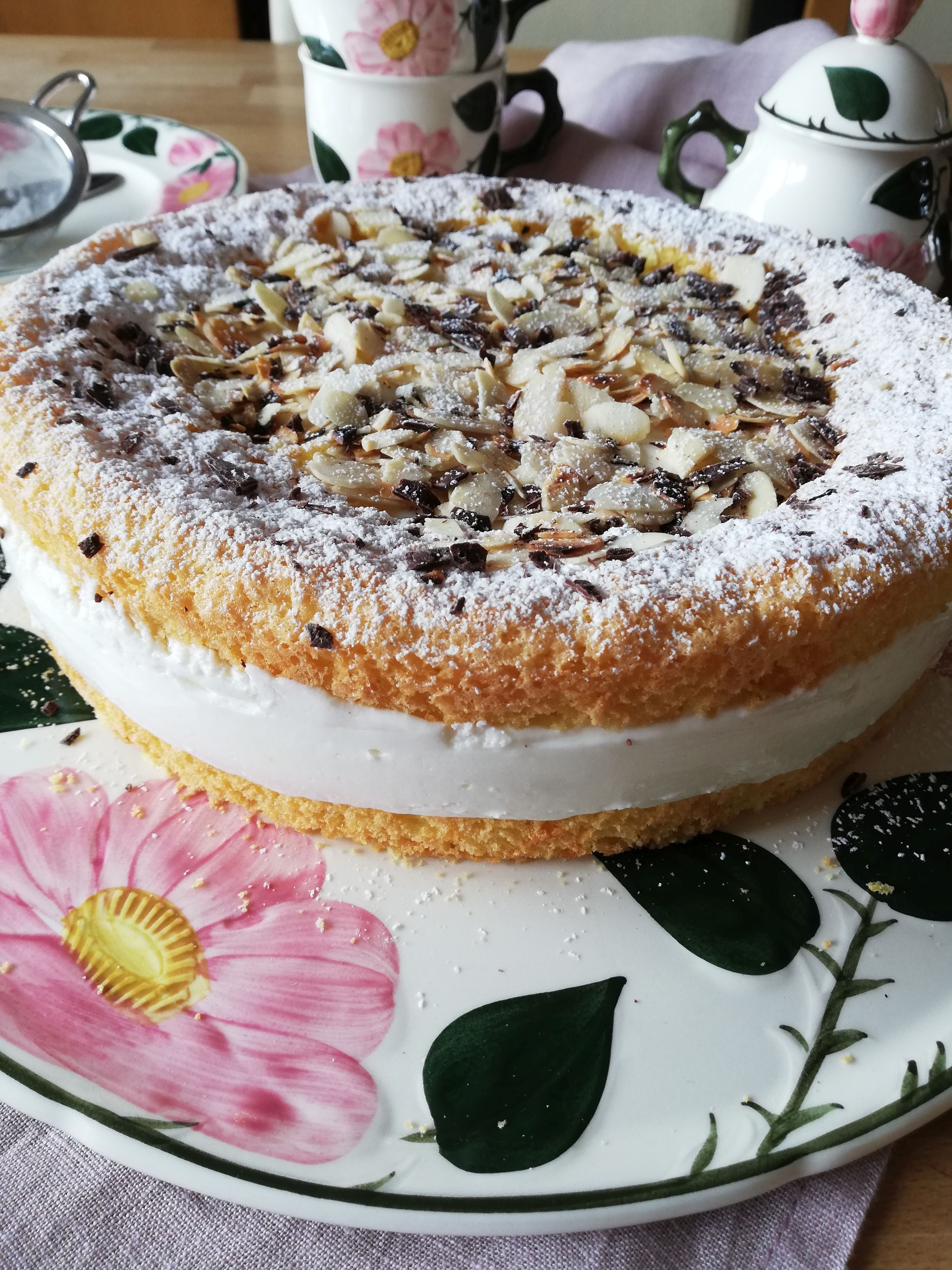 Käse-Sahne-Mandel-Torte – Christines Foodblog
