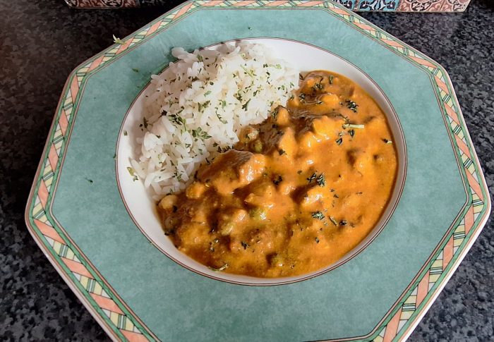 Indisches Curry mit Kichererbsen Vegan