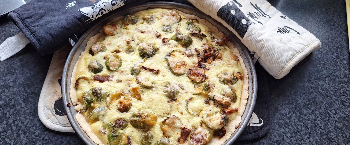 Rosenkohl-Quiche Vegan