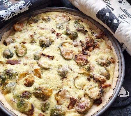 Rosenkohl-Quiche Vegan