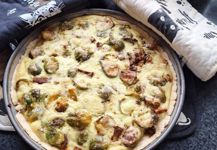 Rosenkohl-Quiche Vegan