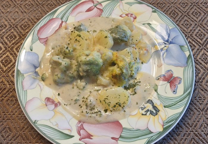 Kartoffel Brokkoli Auflauf Vegan