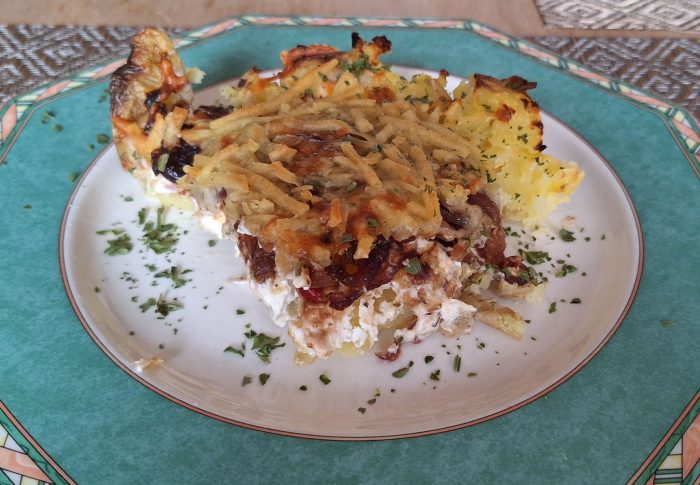 Smashed Potatoes Tarte / Kartoffel Tarte Vegan