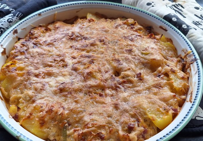 Kartoffel Lauch Auflauf Vegan
